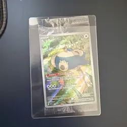 Pokemon TCG Snorlax Promo Card Scarlet Violet 151 SVP051 Holo Sealed - Image 2