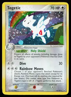 Togetic 14/109 Holo Rare Team Rocket Returns Pokemon Card - Image 1