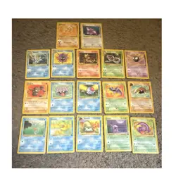 Pokemon TCG 1999 Fossil Set WOTC Lot 17 Cards - Image 1