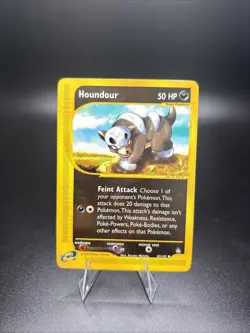 Houndour 87/147 Aquapolis E Series Vintage WOTC Common Pokemon Card Near Mint - Image 1