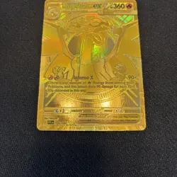 Mega Charizard X ex 130/094 Phantasmal Flames Holo Gold Pokemon Card NM - Image 2