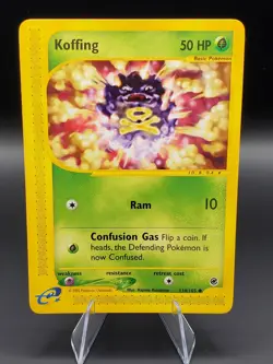 Koffing 114/165 Expedition Base Set Regular, E-reader Card, Pokemon 2002 NM - Image 1