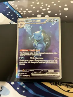 Pokemon TCG 3-Card Lot Blastoise ex 200/165 Suicune V Deerling Full Art Holo - Image 1