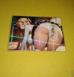 Asuna Yuuki Anime custom Waifu Girl ACG Holo Card - Image 1