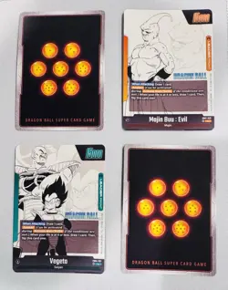 Bandai Dragon Ball Super Card Game Foil Leader Card Lot 4 Gohan, Goku English - Image 2