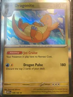 Dragonite SV: Scarlet & Violet 151 #149/165 Holo Rare Pokemon TCG (Card) - Image 1
