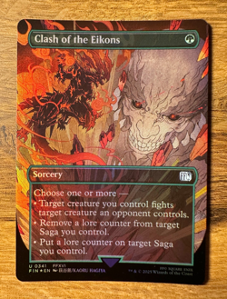 Magic MTG Final Fantasy Clash of the Eikons #341 *FOIL* Borderless Uncommon - Image 1