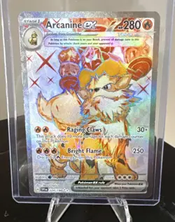 The Pokemon Company Arcanine ex 224/198 SV01 Ultra Rare Full Art Holo 280 HP - Image 1