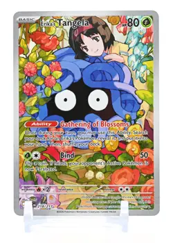 Pokemon - Erika's Tangela 218/217 Illustration Rare Full Art Ascended Heroes Eng - Image 1