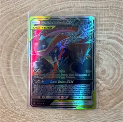 Greninja & Zoroark GX TAG TEAM Ultra Rare Full Art Holo 107/214 250 HP - Image 1