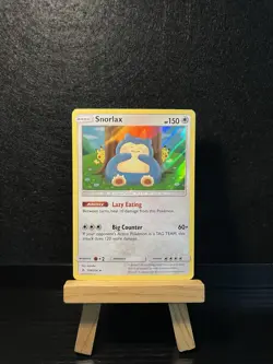 Pokemon - Snorlax - 158/214 - Sun & Moon Unbroken Bonds - Holo Rare NM/VLP - Image 1