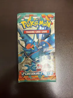 Pokemon TCG XY Furious Fists EMPTY Booster Pack English Heracross Artwork - Image 1