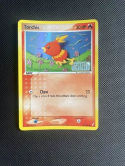 Pokemon TCG Torchic EX Crystal Guardians 65/100 Reverse Holo Common LP+ - Image 1