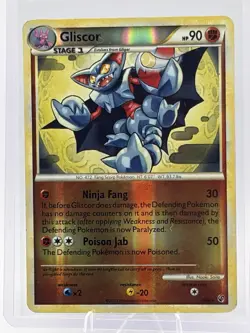 Pokemon TCG Gliscor Undaunted Reverse Holo 4/90 - Image 2