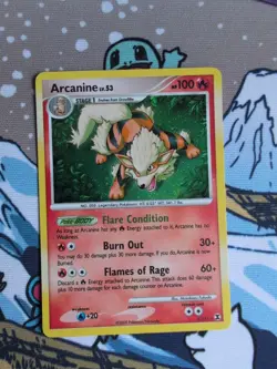 Arcanine 1/111 Holo Rare Rising Rivals Pokemon LP - Image 1