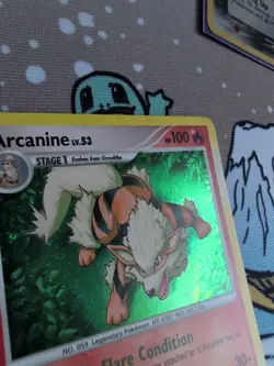 Arcanine 1/111 Holo Rare Rising Rivals Pokemon LP - Image 2