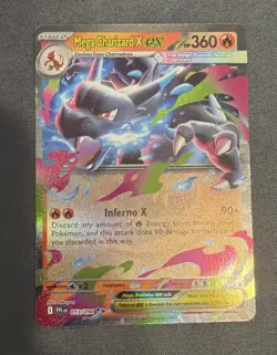 Pokemon TCG Mega Charizard X ex 013/094 Phantasmal Flames - NM - Image 1