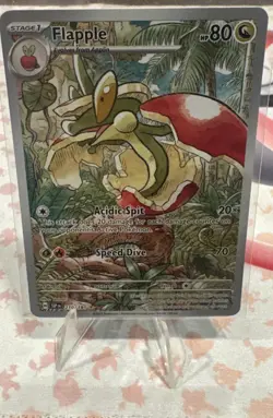 Flapple 210/191 Sv08: Surging Sparks Holo Pokemon Illustration Rare SP - Image 1