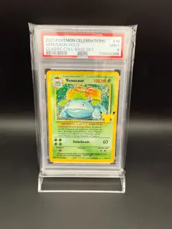 Pokemon Venusaur Holo Bisaflor EN 15/102 Celebrations PSA 9 Mint - Image 1