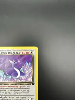 Dark Dragonair 33/82 Vintage Pokemon 1999-2000 Team Rocket 1st Edition - LP - Image 5
