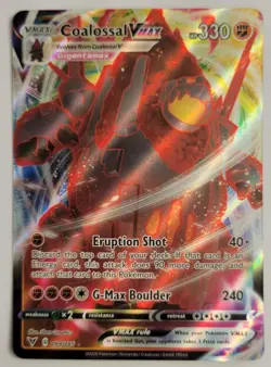 COALOSSAL VMAX 099/185 HOLO VMAX RARE VIVID VOLTAGE POKEMON NM - Image 1
