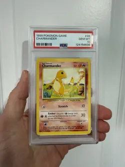 Pokemon Charmander 46/102 Base Set Non Holo PSA 10 Gem Mint New Cert WOTC 🔥 - Image 1