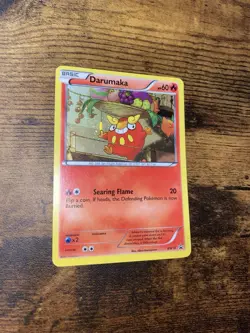 Pokemon TCG Black & White Black Star Promo Darumaka BW18 - LP! Nice Swirl! - Image 3
