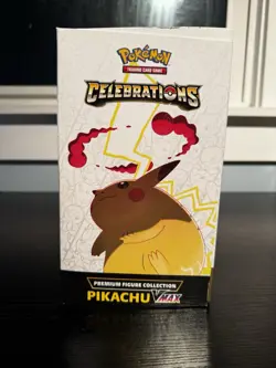 Pokemon TCG Celebrations Pikachu VMAX Premium Figure Collection Box Sealed - Image 3