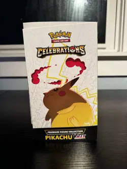 Pokemon TCG Celebrations Pikachu VMAX Premium Figure Collection Box Sealed - Image 4