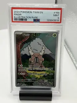 2024 Pokemon Pinsir IR Twilight Masquerade 168/167 PSA 9 MINT - Image 1