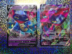 Pokemon TCG Rebel Clash: 093/192 Dragapult VMAX; 092/192 Dragapult V - Image 1