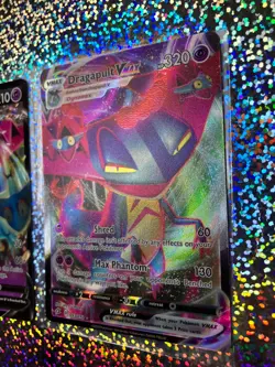 Pokemon TCG Rebel Clash: 093/192 Dragapult VMAX; 092/192 Dragapult V - Image 3