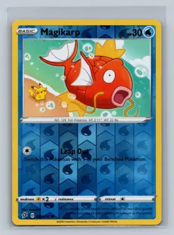 Magikarp 039/192 Common Rebel Clash Reverse Holo NM 2020 Free Shipping - Image 1