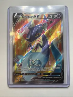 Pokemon TCG Dragapult V (Full Art) 183/192 Swsh02: Rebel Clash Holo - Image 1