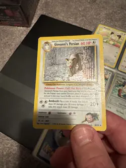 Pokemon TCG Giovanni's Persian 8/132 Gym Challenge Holo Rare Unlimited - Image 1