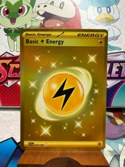 Lightning Energy 257/198 Gold - Scarlet & Violet - Pokemon TCG - SHIPS FAST - Image 1