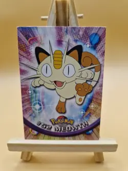 2000 Topps Pokemon TV Animation #52 Meowth - Image 1