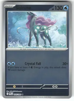 POKEMON SUICUNE 026/094 RARE PHANTASMAL FLAMES REVERSE HOLO NM - Image 1