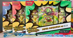 Pokemon TCG Ascended Heroes EX Box 3-Pack (Costco Exclusive Bundle) In Hand - Image 1
