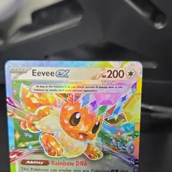 Pokemon TCG Eevee ex 075/131 Prismatic Evolutions Double Rare Holo Promo - Image 4