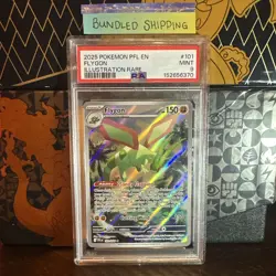2025 Pokemon Phantasmal Flames Flygon Illustration Rare #101/094 PSA 9 - Image 1