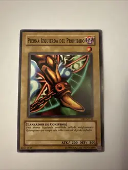 Yu-Gi-Oh! TCG Left Leg of the Forbidden One LP DB1-SP136 Spanish - Image 1