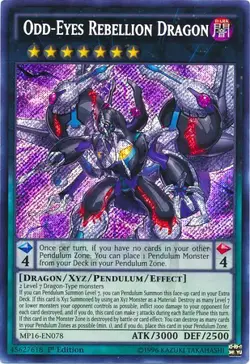 2016 Mega-Tins Mega Pack #MP16-EN078 Odd-Eyes Rebellion Dragon - Image 1