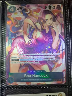 One Piece Card Game TCG Romance Dawn 1st Print OP01-078 Boa Hancock Parallel NM - Image 1