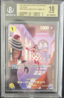 Charlotte Flampe SP EB01-056 R Royal Blood One Piece CCG Japanese BGS 10 - Image 1
