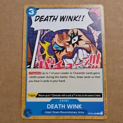 One Piece DEATH WINK (OP02-069/258) OP02 Paramount War NM TCG CCG - Image 1