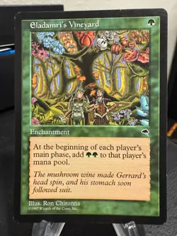 MTG Magic the Gathering Tempest Eladamri's Vineyard - Image 1