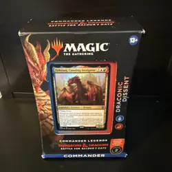 Magic Legends Battle for Baldur's Gate - Draconic Dissent Commander Deck MTG - Image 1