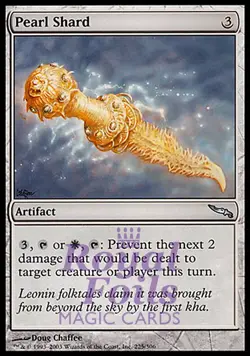Pearl Shard 2x FOIL MDN MTG Mirrodin Uncommon MINT artifact - Image 1