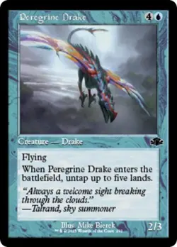 Peregrine Drake (Retro Frame) - Near Mint MTG Dominaria Remastered - Image 1
